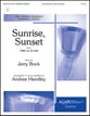 Sunrise, Sunset Handbell sheet music cover